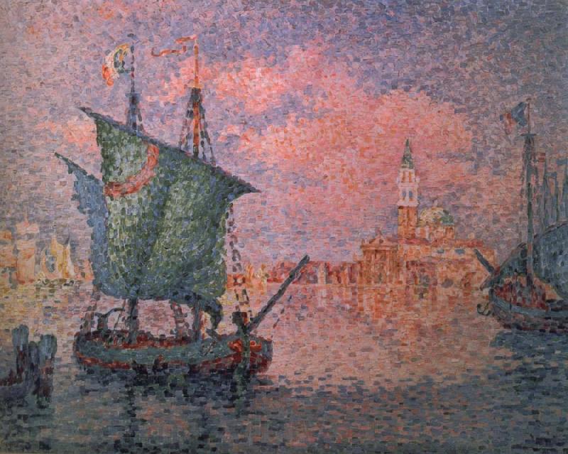 Paul Signac Venise-Le Nuage Rose Spain oil painting art